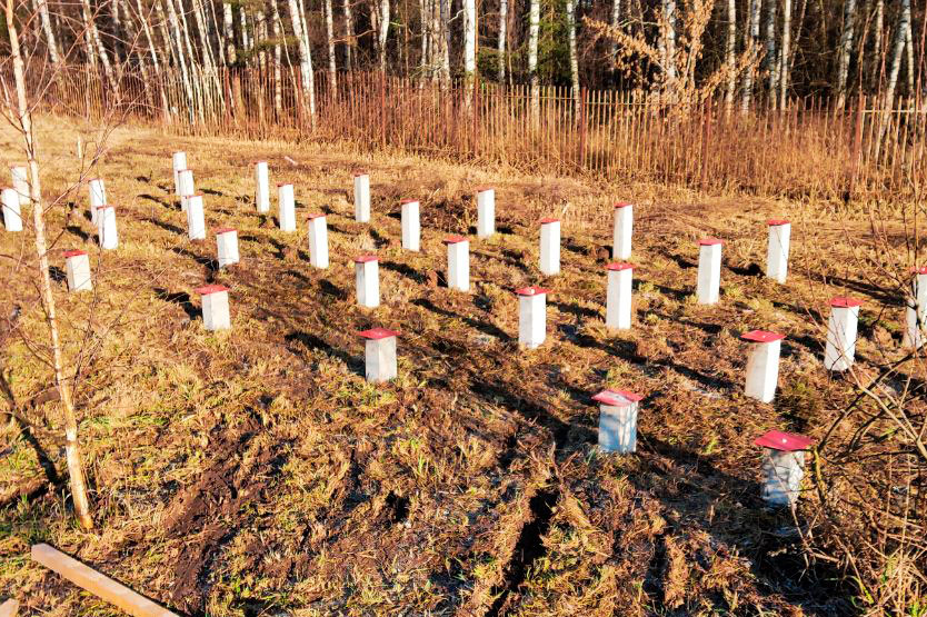 Прочный фундамент на забивных сваях