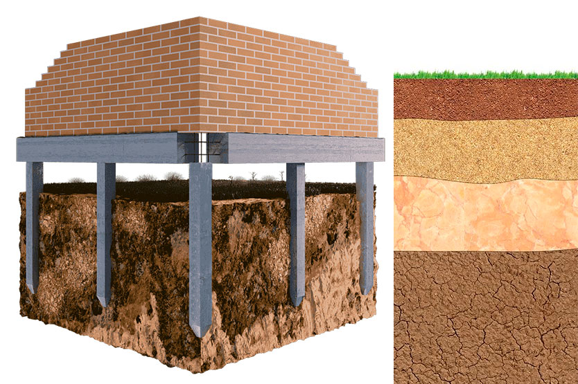 Фундамент на глинистых почвах