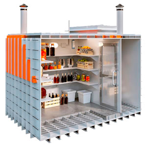 Сварной погреб (полипропилен)